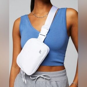 Fabletics NWOT White Belt Bag